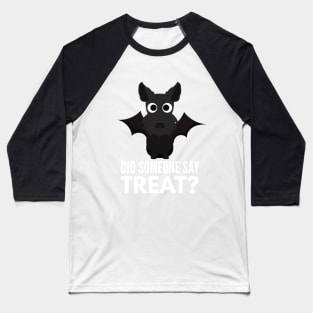 Scottish Terrier Halloween Trick or Treat Baseball T-Shirt